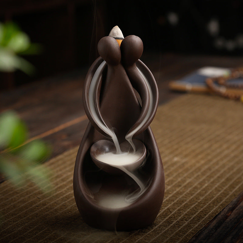 F Ceramic Waterfall Incense Burner Buddha Hand Censer Holder Indoor Smoke Backflow Incense Fountain Buddhist Altar Table Decor F Ceramic Waterfall Incense Burner Buddha Hand Censer Holder Indoor Smoke Backflow Incense Fountain Buddhist Altar Table Decor